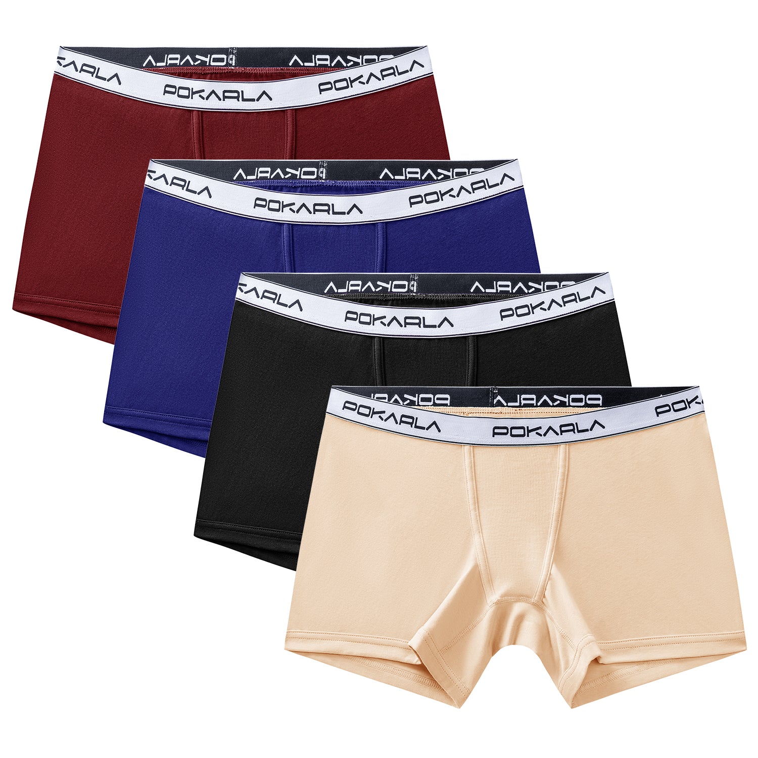 POKARLA 4 Pack Women's Cotton Underwear Boxer Shorts Anti Chafing Bike  Shorts Boyshorts Panties Regular & Plus Size : : Clothing, Shoes &  Accessories